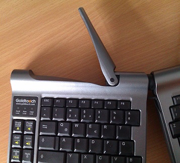 levier clavier ergonomique